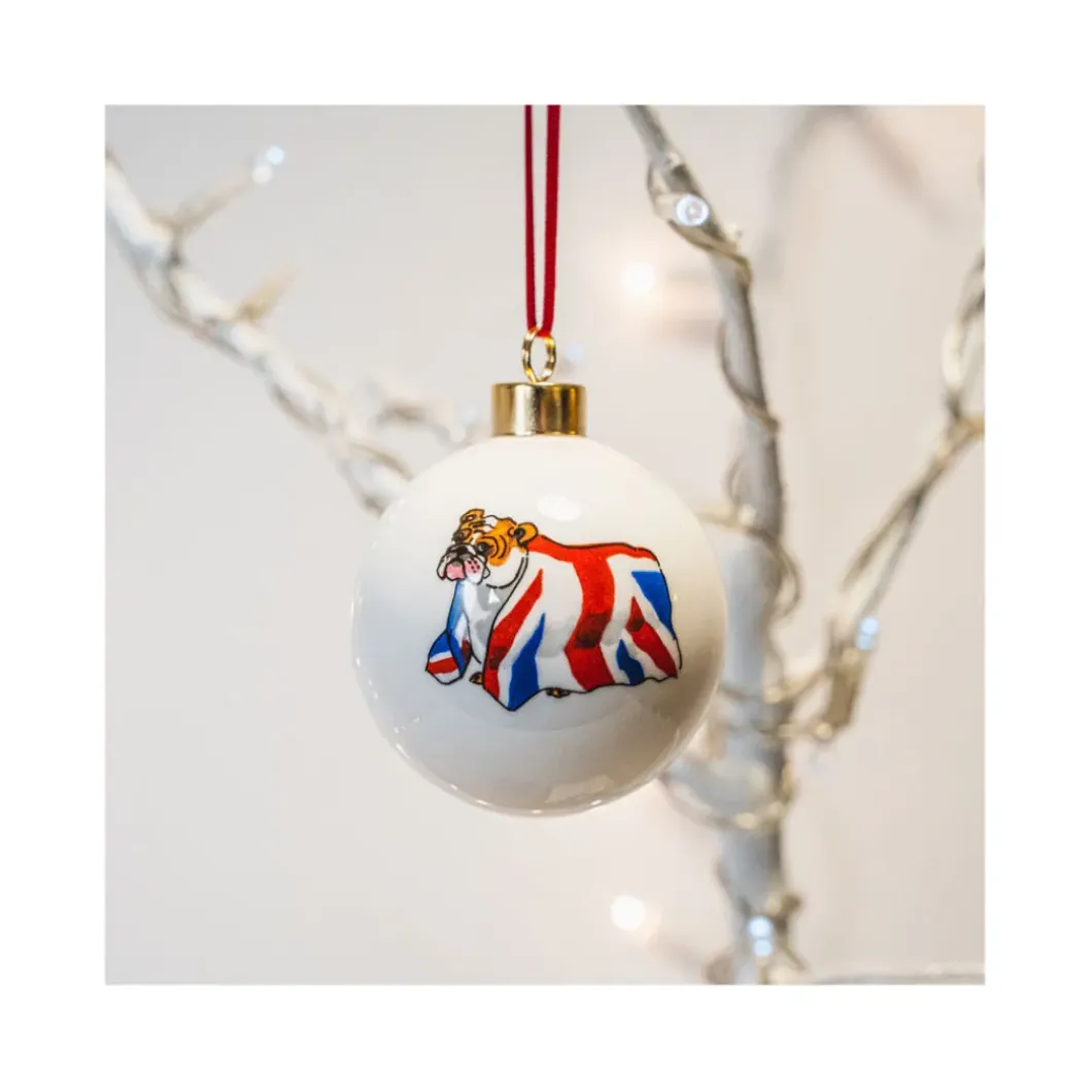 British Bulldog Bauble