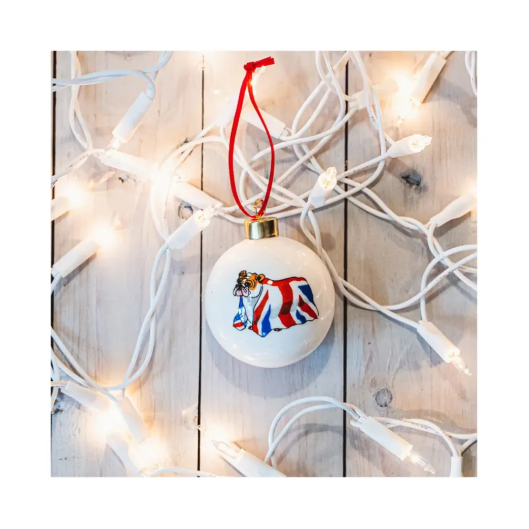 British Bulldog Bauble