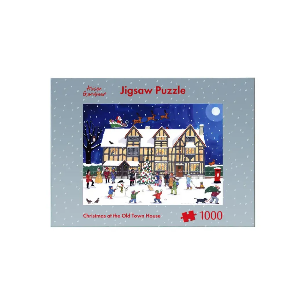 Christmas at the Old Town House Jigsaw Puzzle