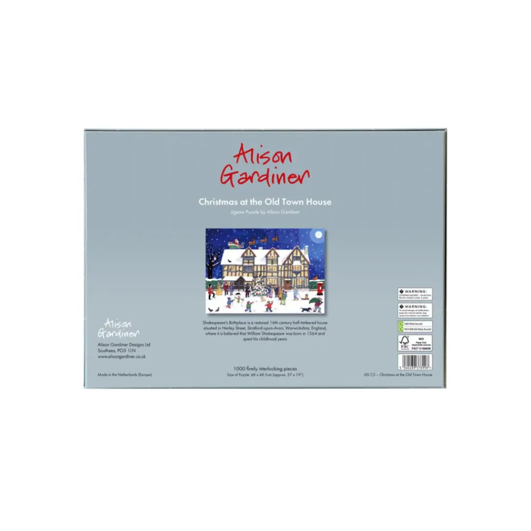Christmas at the Old Town House Jigsaw Puzzle