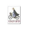 Cycling Student Boy, Oxford Fridge Magnet
