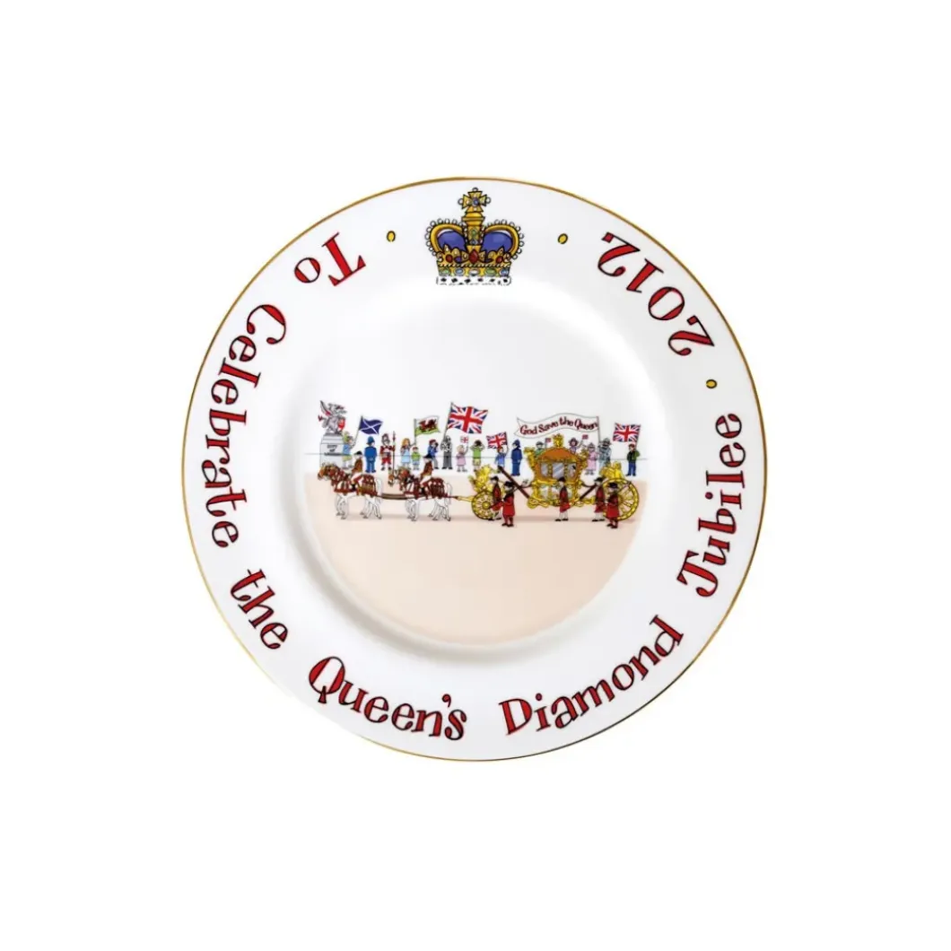 Diamond Jubilee Plate 10"