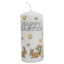 Easter Bunnies and Chicks Candle