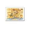 Hampshire map Fridge Magnet