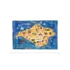 Isle of Wight Map Postcard