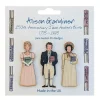 Jane Austen Set of 3 Pin Badges