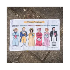 Jane Austen Tea Towel