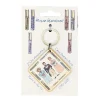 Jane Austen Wooden Keyring