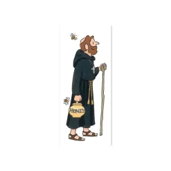 Monk with Honey Bookmark