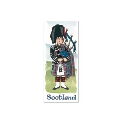 Scottish Piper Major Bookmark