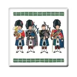 Scottish Pipers Coaster