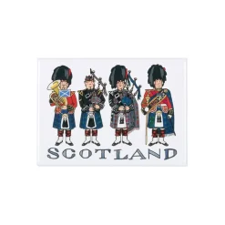 Scottish Pipers Fridge Magnet