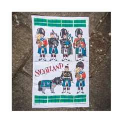 Scottish Pipers Tea Towel