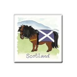 Scottish Pony Fridge Magnet
