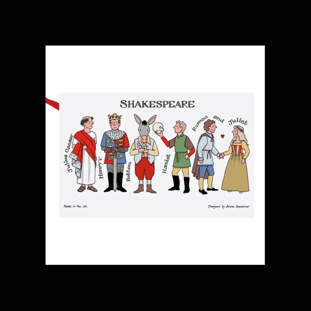 Shakespeare Characters Tea Towel