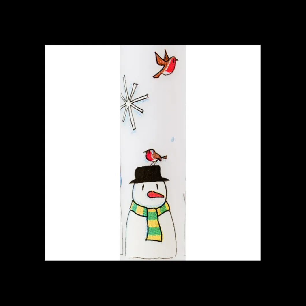 Snowmen Christmas Dinner Advent Candle
