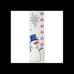 Snowmen Christmas Dinner Advent Candle