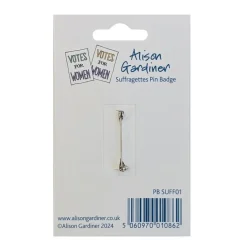 Suffragette UK Single Pin Badge