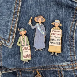 Suffragette UK Single Pin Badge
