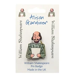 William Shakespeare Single Pin Badge