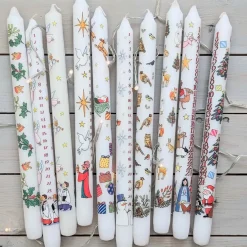 Winter Birds Christmas Dinner Advent Candle