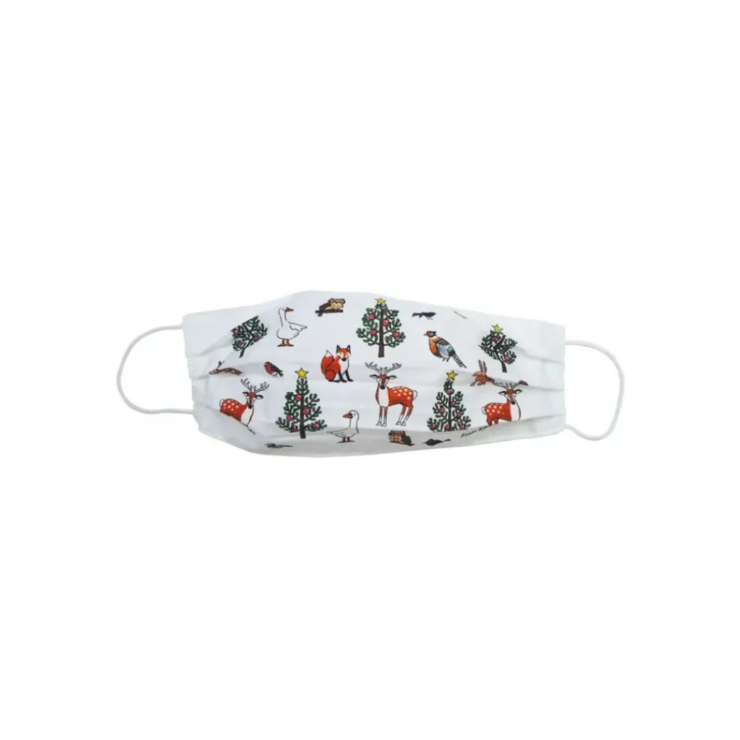 Winter Wildlife Face Mask
