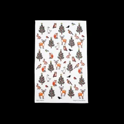 Winter Wildlife Tea Towel